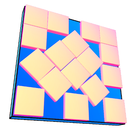 What is optimal in practice: Bidwell's asymmetric 17-square packing